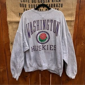 Vintage Washington Huskies Rose Bowl size L